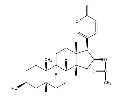 Structural formula of bufotal