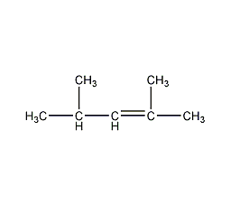 2,4-dimethyl-2-pentene structural formula