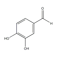3,4-dihydroxybenzaldehyde structural formula