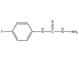 4-4-fluorophenyl-3-thiosemicarbazide structural formula