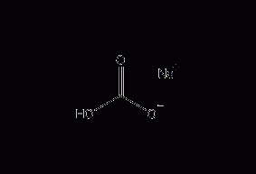 Sodium bicarbonate structural formula