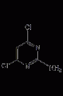 2-amino-4,6-dichloropyrimidine structural formula