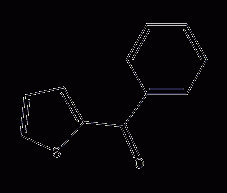 2-Benzoylthiophene Structural Formula