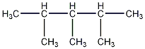 2,3,4-trimethylpentane structural formula