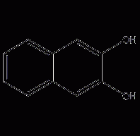 2,3-dihydroxynaphthalene structural formula
