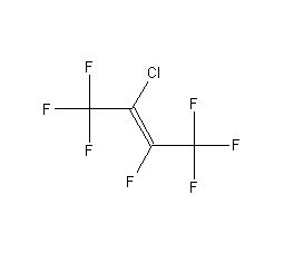 3-chloroheptafluoro-2-butene structural formula