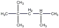 2,2,4-trimethylpentane structural formula