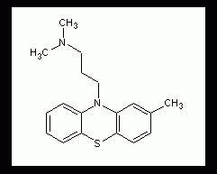Chlorpromazine structural formula