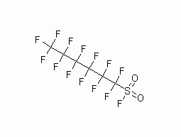 Perfluorohexanesulfonyl fluoride structural formula