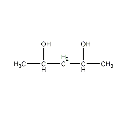 2,4-pentanediol structural formula