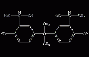 2,2-bis(4-hydroxy-3-isopropylphenyl)propane structural formula