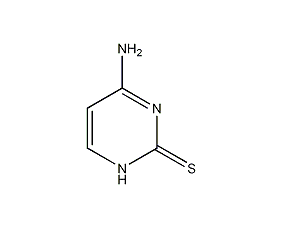 4-amino-2-mercaptopyrimidine structural formula