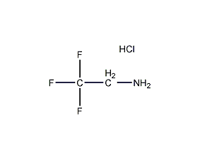 2,2,2-trifluoroethylamine hydrochloride structural formula