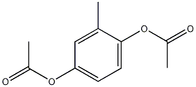 2,5-diacetoxytoluene structural formula