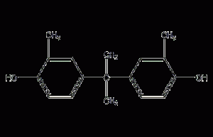 2,2-bis(4-hydroxy-3-phenylmethyl)propane structural formula