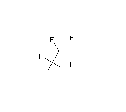 2H-Heptafluoropropane Structural Formula