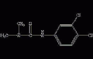3-(3,4-dichlorophenyl)-1,1-dimethylurea structural formula