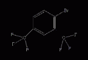 2,4-bis(trifluoromethyl)bromobenzene structural formula