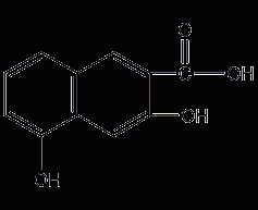 3,5-dihydroxy-2-naphthoic acid structural formula