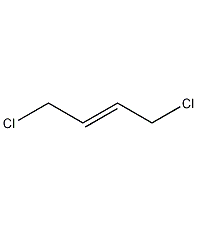 Trans-1,4-dichloro-2-butene structural formula