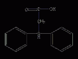 3,3-diphenylpropionic acid structural formula