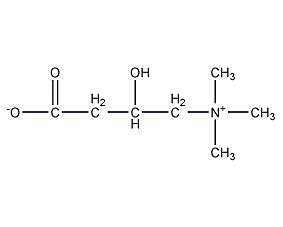 L-carnitine structural formula