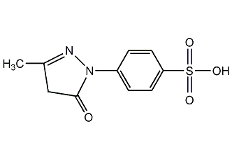 3-Methyl-1-(4-sulfophenyl)-5-pyridinone structural formula  