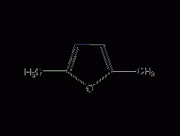 2,5-Dimethylfuran Structural Formula