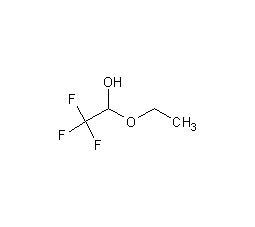 Trifluoroacetal hemi-ethanol acetate structural formula