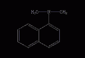 N,N-dimethyl-1-naphthylamine structural formula