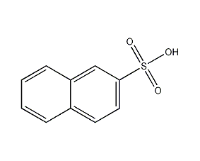 2-Naphthalenesulfonic acid structural formula