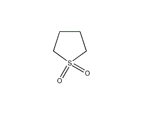 Sulfolane structural formula