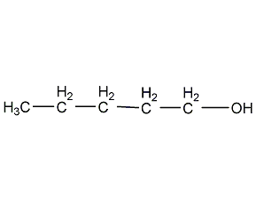 1-pentanol structural formula