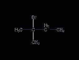 2-Bromo-2-methylbutane structural formula