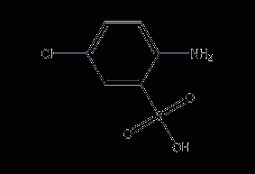 2-amino-5-chlorobenzenesulfonic acid structural formula