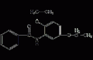 2',5'-diethoxybenzoanilide structural formula