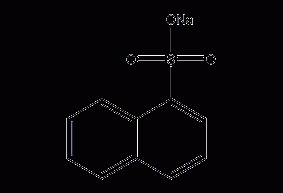1-Naphthalenesulfonic acid sodium salt structural formula