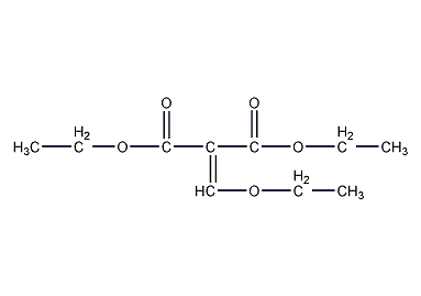 Ethoxymethylene diethylmalonate structural formula