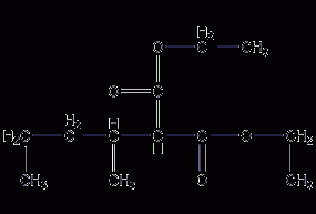 1-Methylpropyl diethyl succinate structural formula