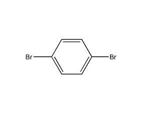 1,4-Dibromobenzene Structural Formula