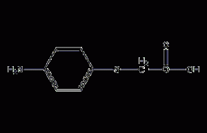2-(4-aminophenylthio)acetic acid structural formula