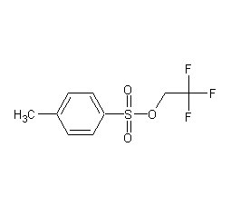 2,2,2-Trifluoroethyl p-toluenesulfonate structural formula