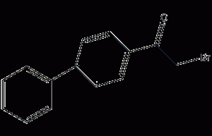 2-Bromo-4'-phenylacetophenone structural formula