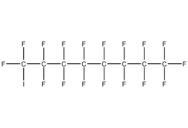 1-iodoperfluorooctane structural formula