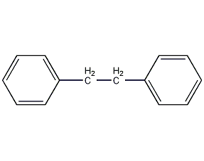 Structural formula of bibenzyl