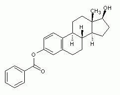 Estradiol benzoate structural formula