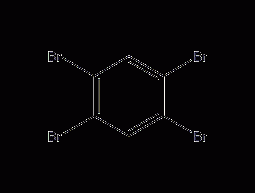 1,2,4,5-tetrabromobenzene structural formula