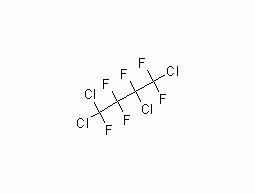 Hexafluoro--1,1,3,4-tetrachlorobutane structural formula