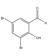 3,5-Dibromo-o-hydroxyphenyldehyde structural formula