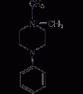1,1-dimethyl-4-phenylpiperazinium iodide structural formula